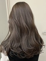 パークレーン アイス イヴェン(park lane ICI yeven)&nbsp;ブリーチなしダブルカラーくすみオリーブグレージュ/akari