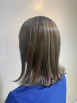 アズールサン 草加西口店(azule-sun) ハイライトカラー,グレージュ,シルバーベージュ