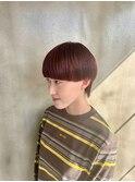 【マッシュショート/ブリーチ無しダブルカラー/stylist小林】