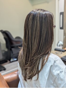 アオ(a-o) ハイライトとロングは相性がいい