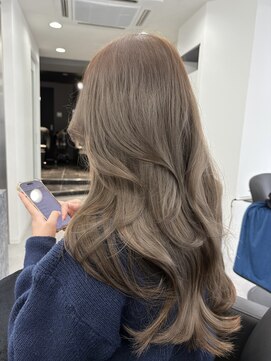 アルドーレヴェントホリエ(Ardore vento horie) ブリーチなしダブルカラーで作るオリーブベージュ♪