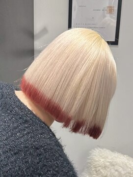 ラック 表参道(LUCK) 裾カラー/ケアブリーチ/ブリーチ/表参道/原宿