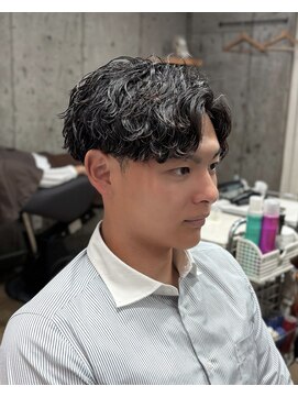 オムファミーユラグ(homme, famille raugh) 波巻きスパイラル