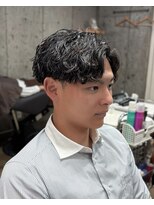 オムファミーユラグ(homme, famille raugh) 波巻きスパイラル