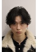 心斎橋ツイストスパイラルパーマ波巻き無造作マッシュ