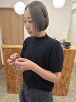 ジェニック 清水(-GENIC) 【-GENIC】うるつやハイトーンボブ