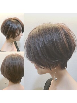 グリームス ヘアデザイン(GLEAMS Hair Design) 重軽大人抜け感ショート×ベイクドモーヴ★チーフ山本