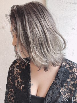 エイト 博多店(EIGHT hakata) 【EIGHT博多】nabe_short_バレイヤージュクリアMLTBE