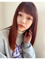 レコ 渋谷(LECO)&nbsp;ぱっつんワイドロングストレート