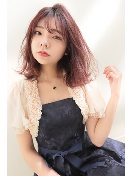 アンブレラビズ(UMBRELLA Bis. アンブレラ ビズ) ピンクベージュ×ミディアムレイヤー