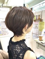 ハナビ(hanabi) 髪質改善　ショート　ベージュアッシュ