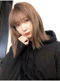 ナチュラルストレート_セシルカットココアブラウン_7273