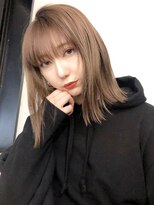 アイティー バイ アルバム 浦和店(IT by ALBUM) ナチュラルストレート_セシルカットココアブラウン_7273