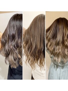 チョビー 銀座(chobii) チョビー銀座 桜井 ハイライトグラデーション バレイヤージュ