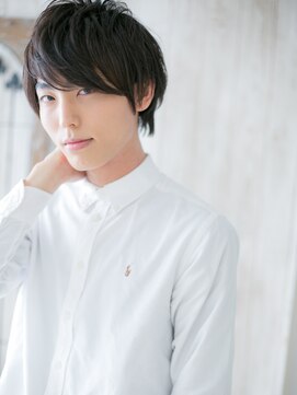 モッズヘア メン 上尾東口店(mod's hair men) ≪mod's men≫厚めバングが新鮮！黒髪スマートマッシュK