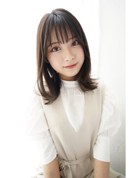 エル 横浜(eL) 【eL 横浜】シースルー　ひし形　ワンカール　ミディ　(大島)