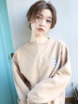 バース(BIRTH) 天神【BIRTH】センターパート×大人パーマ束感ショート