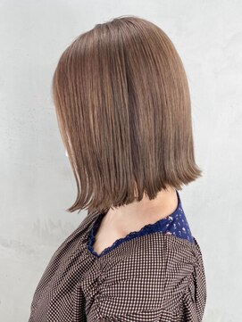 アイティー バイ アルバム 中野店(IT by ALBUM) グレージュボブ_ショコラベージュボブルフベビーバング_ba342261