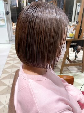 バブ バイネオリーブ(Bab by neolive) 白髪ぼかし☆ピンクベージュボブ/ハイライト