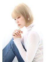 マルシェ(marche)&nbsp;20代 30代 40代  ミニボブ デザインカラー  うる艶髪