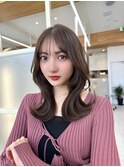 大人可愛いくびれヘア レイヤーカット フェイスレイヤー