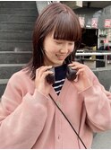 毛利/秋冬暖色カラー レッドブラウン カシスピンク くすみカラー