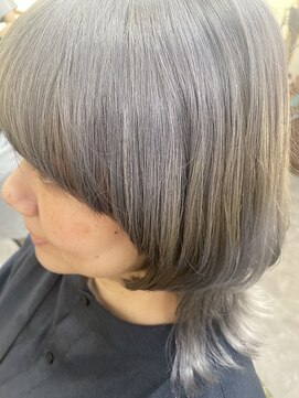 東京ヘアーサロン マッシュウルフ×アッシュグレー/20代/30代/40代/北本/桶川/鴻巣