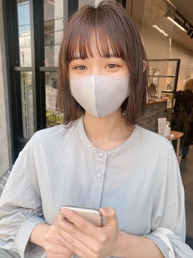 サンド 表参道(sand) 前下がりショートボブ大人可愛い表参道
