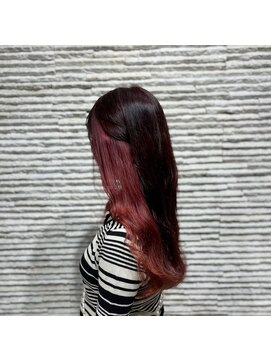 ビス リアン 川口店(Vis lien) インナーカラー/ピンク/ピンクブラウン/ロングスタイル/韓国風