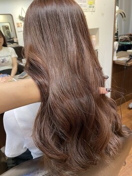 スノードロップ 高円寺店(Snowdrop) 前髪/マチルダボブ/ピンクベージュ/インナーグレージュ/高円寺