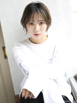 バース(BIRTH) 天神【BIRTH】グレージュ×くびレイヤー×ショート