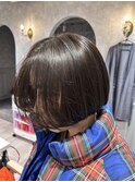 切りっぱなし　ミニボブ