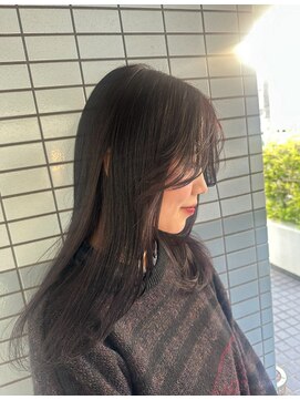 トータルビューティーサロン ディーグレース(TotalBeautySalon D.Grace) パープルグレージュ/顔まわりレイヤー