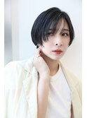 【西梅田】大人クールな黒髪マッシュショート