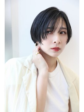 エールバイボヌール(Ere by Bonheur) 【西梅田】大人クールな黒髪マッシュショート