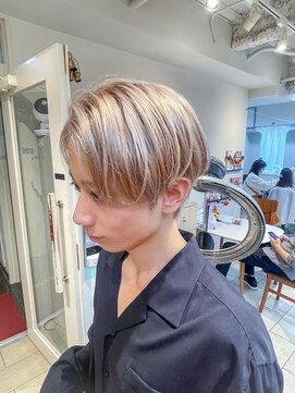 キャンバス バイ ネオリーブ 横浜西口(Canvas by neo.) 横浜★メンズハイトーンホワイトミルクティー