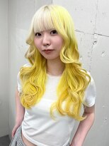 ベレーザ 渋谷(BELEZA) 15008ブリーチ&ダブルカラーニュアンスインナーイエロー