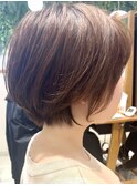 20代30代40代50代大人ナチュラルレイヤーショートボブ