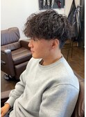 シャドウパーマ/メンズカット/カット/パーマ/メンズサロン/眉毛