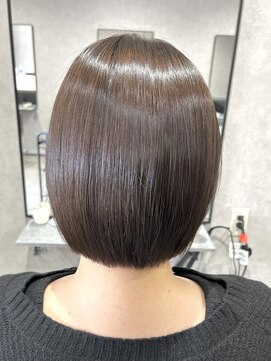 【Clair雲山】艶ブラウン×髪質改善カラー