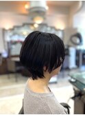 大人丸みショート［用賀/髪質改善/オージュア/ハイライト]