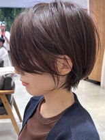 ボーテコンシェル 錦糸町(beaute concier)&nbsp;錦糸町切りっぱなしボブミディアムボブグレージュカラー40代50代