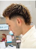 バーバースタイル/マレットヘア/バーストフェード