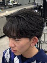 オーバルバイアピッシュ(OVARL by apish)&nbsp;シースルーフェザー/フェザーパーマ/毛流れパーマ