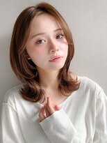 リヤン 表参道(lyann)&nbsp;美髪シースルーバング似合わせカットこなれヘア斜めバング