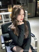 ザシェノンウメダ(THA CHAINON UMEDA) イメチェン/ピンクベージュ/アンブレラカラー/前髪/心斎橋