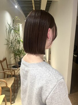 セブンベルベット(7 Velvet) ボブ／髪質改善カラー／艶髪／KAORI　SHINJYO