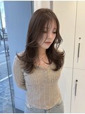 岡山/岡山レイヤーカット/韓国ヘア/ダブルカラー/ブリーチカラー