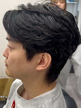 ナム 錦糸町(NAM) MEN’S/リバースセンターパート/ニュアンスパーマ/錦糸町