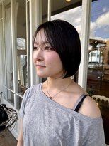 ヘアラウンジ アンリオ(hair lounge an rio)&nbsp;内巻きボブ×シースルーバング